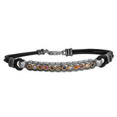 Men's Kabbalah Bracelet The Priestly Breastplate Hoshen 12 Tribes Sterling Silver